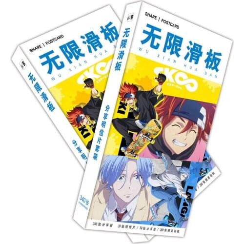 340 Pcs/Set Anime SK8 The Infinity Large Postcard RekI,Miya Cartoon Figure Greeting Cards Message Card Fans Gift