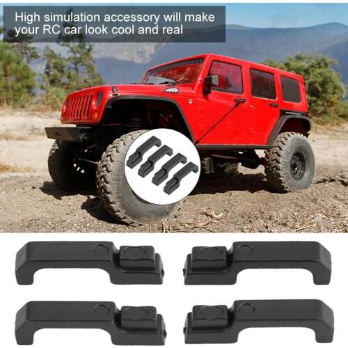 4Pcs Plastic Simulation Door Handles Accessory for Traxxas T-RX 4 RC Crawler Car fine workmanship perfect gifts for friends toys
