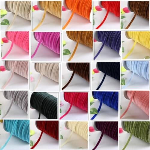 9mm Velvet Ribbon Wedding Party Decoration Handmade Ribbon Gift Wrapping Headband Hair Bowknot DIY Christmas Decoration Ribbons