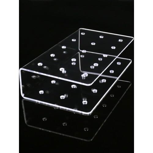 DIY Clear 15 Holes Rectangular Cake Lollipop Holder Party Displays Stands Lollipop Holder Party Wedding Candy Holder