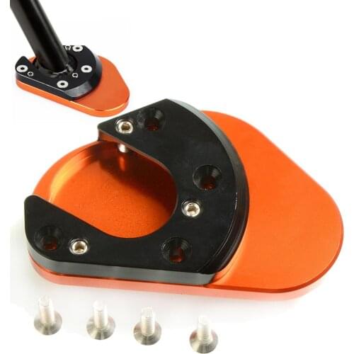 FOR 990 Supermoto R 2009 2010 2011 2012 2013,1290 2013-2014 Motorcycle Side Stand Pad Kickstand Enlarger Support Extension