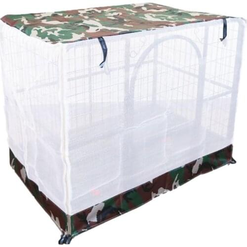 Dog House Cage Mosquito Net For Small Dogs Crate Cat Net Tent Cats Outside Kennel Pet Puppy Anti-flying Insects Net Tents