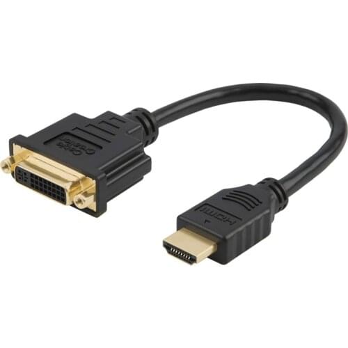 Bi-Directional HDMI Male to DVI(24+1)Female Cable,1080P DVI to HDMI Conveter,3D,Compatible with HDTV,PS3,PS4,DVD,Nintendo Switch