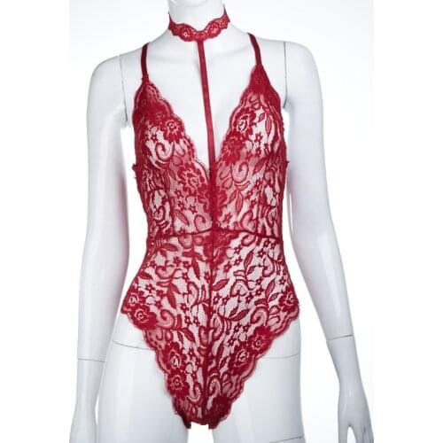 Millyn 4 Color Lenceria Sexy Teddy Lingerie Women Hot Lace Open Erotic Plus Size Lingerie Adult Sex Underwear