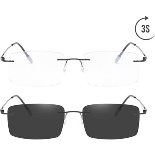 2021 Photochromism Progressive multifocal reading glasses men New Business reading glasses women anti-blue presbyopic glasses