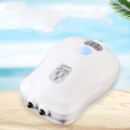 Oxygen Pump AC and DC Dual-use Aeration Pump Charging Oxygen Machine Aquarium Fish Tank Oxygenation Pump Fishing Accessory X374G