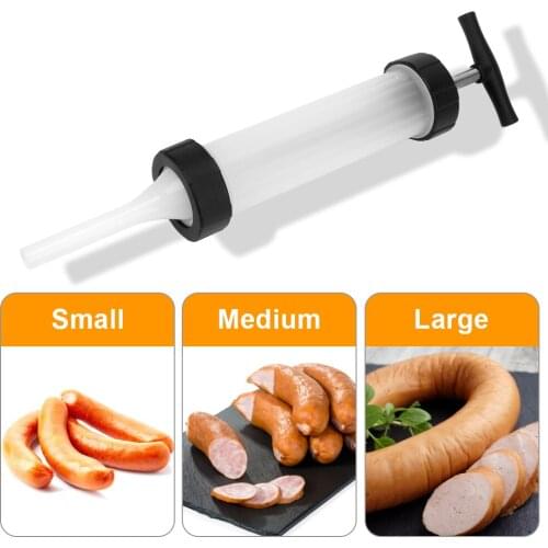 Homemade Sausage Stuffer Sausage Gadgets Sausage Syringe Hand Operated Sausage Machines Manual Sausage Meat Fillers Machine