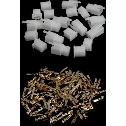 10 Sets 2.8mm 6 Pin Electrical Wire Connector Male Female Plug+Terminal Kit For Motorcycle Car L15