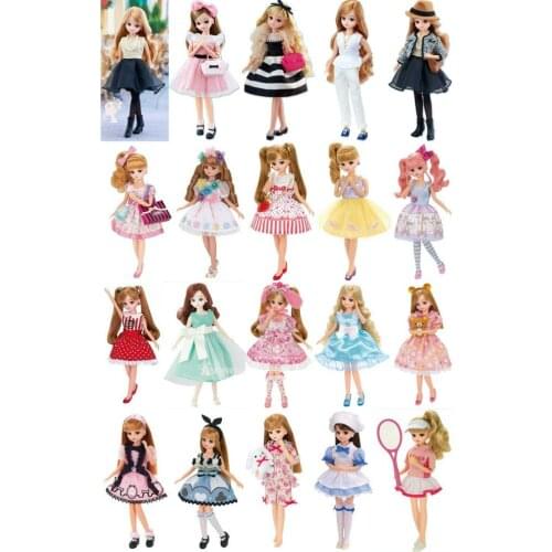 Licca Lica Doll Simulation Doll Princess Lijia Girls Toy Blyth Little Doll Gift Baby Doll Toy