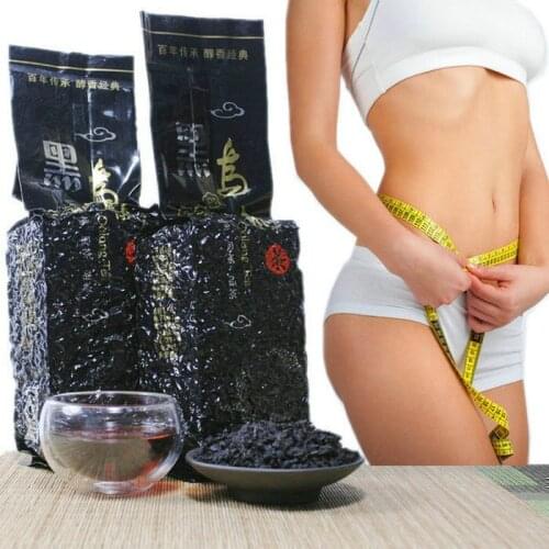 Oil Cut Fast Weight Loss Black Oolong-Tea Baked Fat Burn Slimming Fit Diet Premium Anxi ROASTED Tiekuanyin Housewares