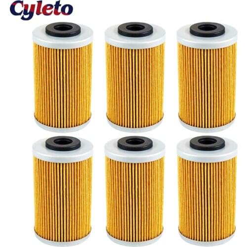 2/4/6 Pcs Motorcycle Oil Filter for KTM Duke LC4 EXC SXC SX SC SMC SMS RXC EGS-E 620 625 660 690 Enduro R LC4-E 640 Supermoto