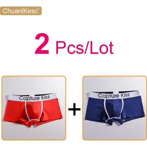 Mens Cotton Boxer Pants Large Size Korean Fashion Youth Underwear Big U-Bag Sexy Comfortable Breathable Sports Shorts Hot 2020
