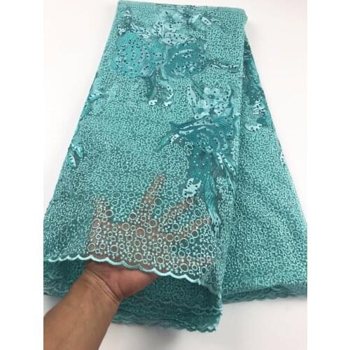 New Embroidery French Net Lace Fabric Flower Design Lace Cloth Cord Clothing & Accessories A729