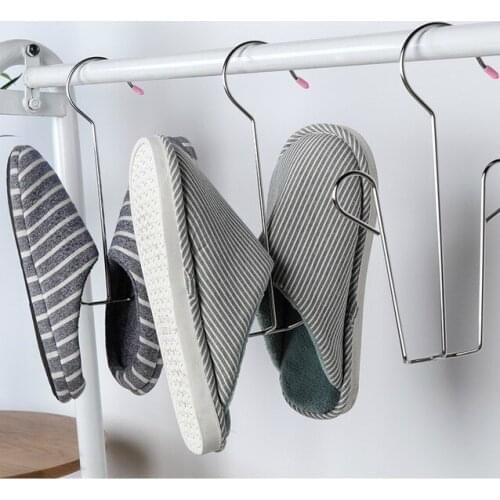 Solid Stainless Steel Shoe Rack A-type Shoe Rack Multifunctional Shoe Rack
