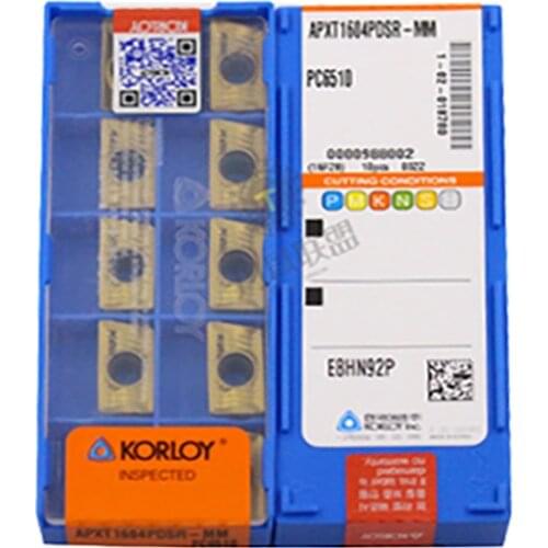 Original Carbide Insert CNC APMT/APXT1604PDSR-MM PC6510 Milling Cutter for Cast Iron