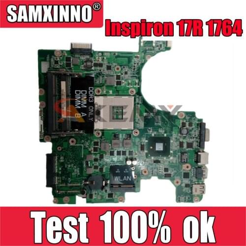 Original DAUM3BMB6E0 Laptop motherboard For DELL Inspiron 17R 1764 15R 1564 Mainboard CN-0YWY70 0YWY70 YWY70 HM55 TESTED
