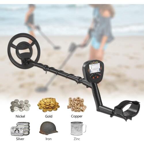MD830 3.4-inch LCD Underground Metal Detector 10-inch Waterproof Search Coil Metal Finder Gold Seeker Treasure Hunter