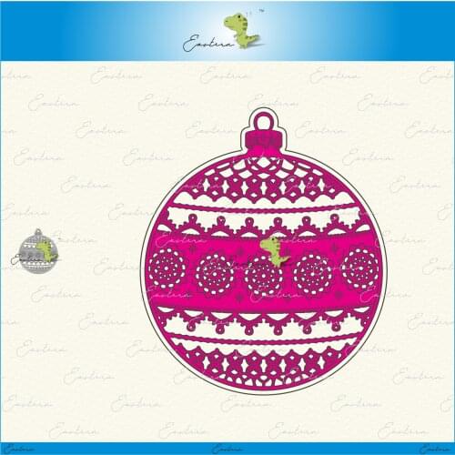 Festive Bauble metal cutting dies 2021 new diy molds Scrapbooking Paper Making die cuts crafts