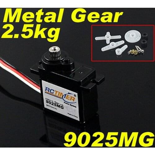 Rctimer TS-9025MG 9g Metal Gear Servo 2.5kg 0.09 9025MG