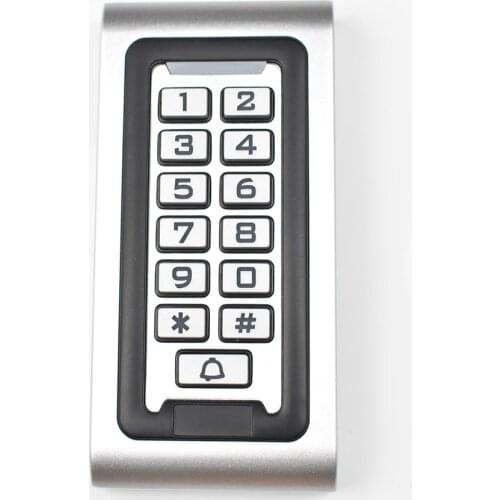 Rfid 125KHz Door Access Control System LED Metal Keypad Proximity Card Standalone Access Control With 2000 Use