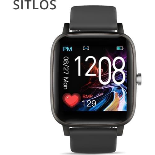 SITLOS 2020 T98 New Smart Watch Temperature IP67 Waterproof Full Touch Fitness Tracker Heart Rate Monitor Women Men Smartwatch
