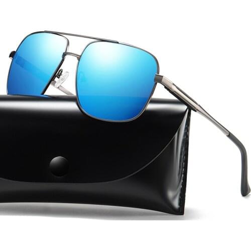 Square Sunglasses Polarized for Unisex Spring Sun Glasses Couples Anti-glare Driving Car Eyewear Shade Travel Sunglasses