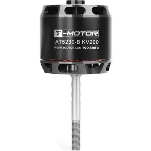T-MOTO 200KV 6-12S long shaft Fixed wing aircraft motor outer rotor brushless power motor AT 5230-B for 25-30CC gasoline engine