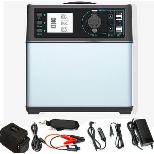 220V 450wh 300W outdoor power supply Large capacity portable power bank Camping backup battery Emergency starter with battery