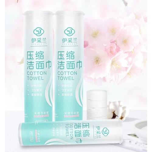 12pcs Magical Towel Travel Outdoor Disposable Compressed Towel Spunlace non-wovenfabric Mini Towels Face Portable Tube