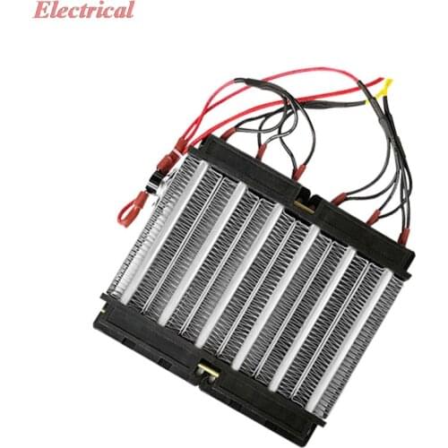 1pc 220V 1500W Insulated PTC Ceramic Electric Heater Constant Temperature Air With Mounting Holes Air Conditioning Accessories