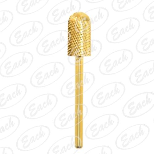 1 pcs Large Rounded Top Bit silver or Gold nail art salon electric nail art carbide drill