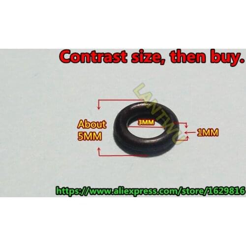 100 pcs/pack) Motorcycle Carburetor Air Fuel Ratio Screw Rubber Seal O-Ring