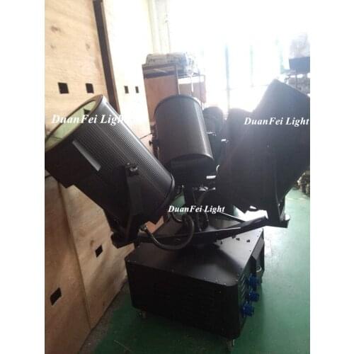 3 head Sky beam 1KW to7KW Sky Search light outdoor waterproof sky tracker beam 3x1000W