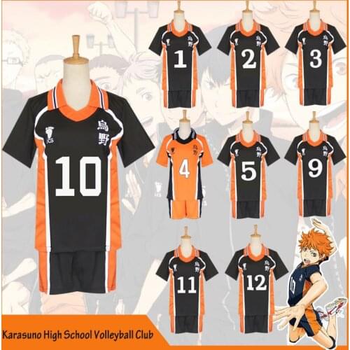 9 Styles Haikyuu Cosplay Costume Karasuno High School Volleyball Club Hinata Shyouyou Sportswear Jerseys Uniform
