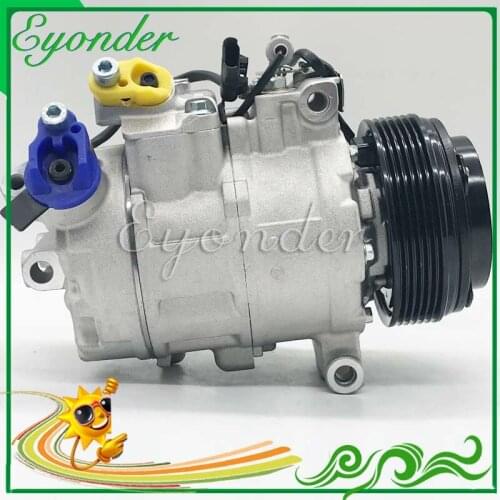 A/C AC Air Conditioning Compressor Cooling Pump PV6 for BMW 5-series E61 E60 520d 520 64526987862 6987862 4471908460 DCP05050