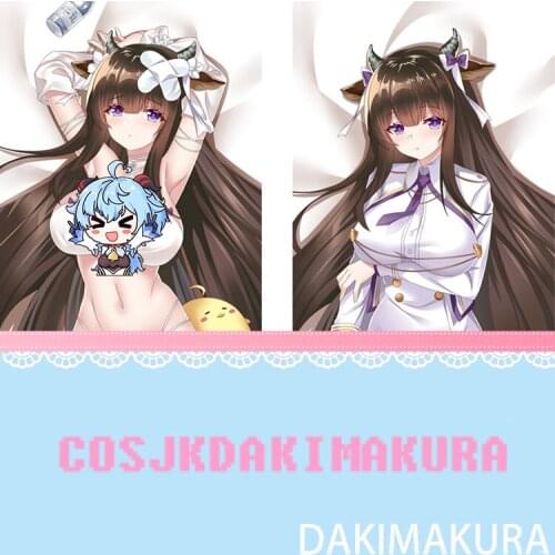 Anime Dakimakura Azur Lane Kashino Sexy HD Print Pillowcase Body Hugging Pillow Cover Case Room Collectible Decorative Xmas Gift