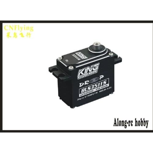 FREE SHIPPING - bruhless motor servo kingmax BLS3511S--83g 40kg digital steel gears waterproof servo metal gears for RC CAR BOAT