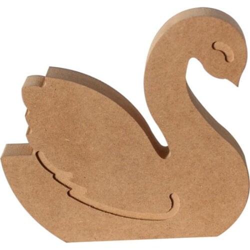 Wooden Swan CODE: F48 paintable decorative objects декоративные предметы под роспись