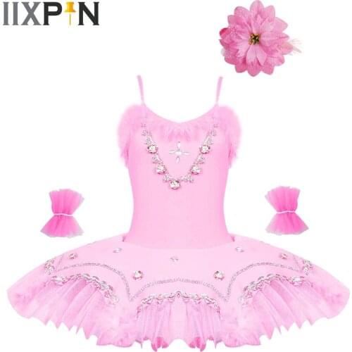 Girls Ballerina Ballet Dress For Children Girls Dance Costumes Clothing Kids Ballet Costumes Girl Dance Leotard Girl Dancewear