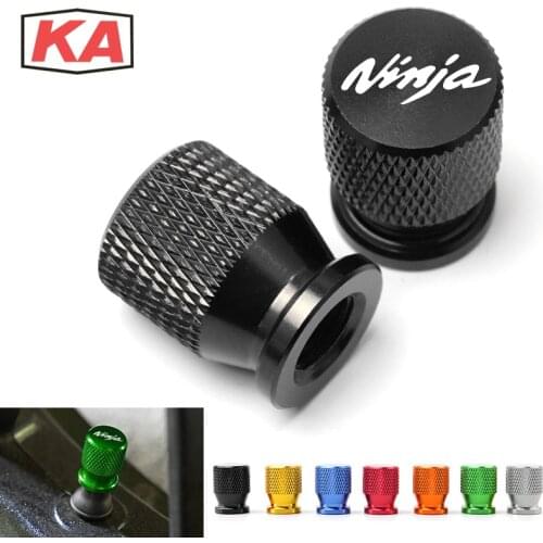 For KAWASAKI NINJA400 Ninja 400 Z400 Z 400 2018 2019 2020 NINJA Motorcycle Tire Valve Air Port Stem Cover Caps Plug CNC Aluminum