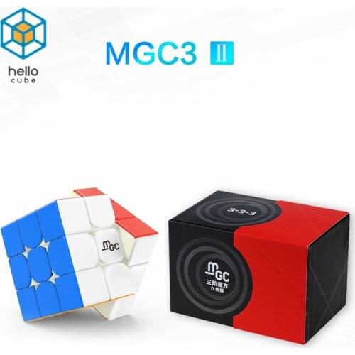 HelloCube YJ guanlong MGC3 II V2 M 3x3x3 Magnetic Magic cube Yongjun MGC V2 Speed puzzle for Brain Toys for Children Kids