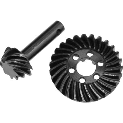 Hot Racing High Strength Steel Module Bevel Gear Set 8T/27T for AXIAL SCX10II 90046 Capra1.9UTB