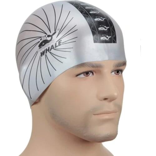 H816 inside and outside Dual use 3D No Wrinkles Professional Competition Swim Cap Silicone comfort professional level swim cap