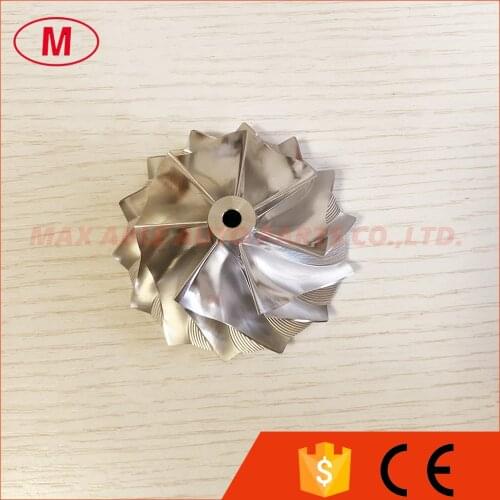 RHF5 52.56/68.00mm 7+7 blades high performance turbochargeraluminum 2618/milling/billet compressor wheel