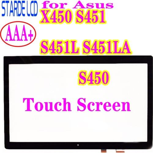14.0'' for Asus X450 S451 S451L S451LA S450 Touch Screen Digitizer Panel Glass with frame