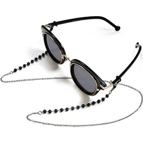 2021 Fashion Imitation Pearl Glasses Chain Vintage Mask Lanyard Simple Personal Novelty Sunglasses Chain Ins Очки Цепи