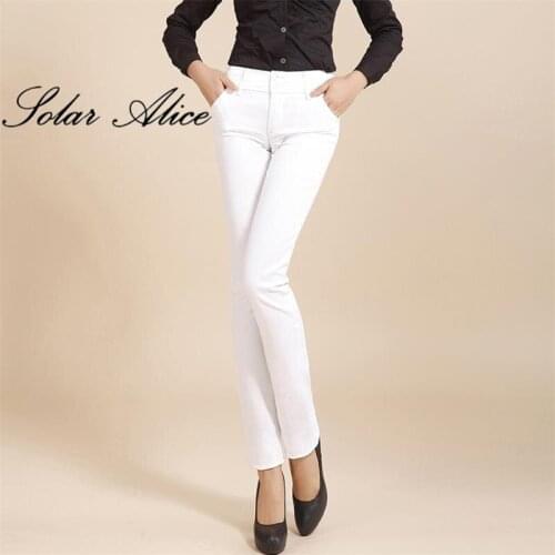 Женские прямые брюки SOLAR ALICE China At AliExpress