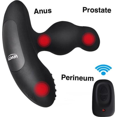 Levett 360 Degree Rotating Rechargeable Machine grade Rotation plug prostate Anal vibrator Sex toys for Male Sex products