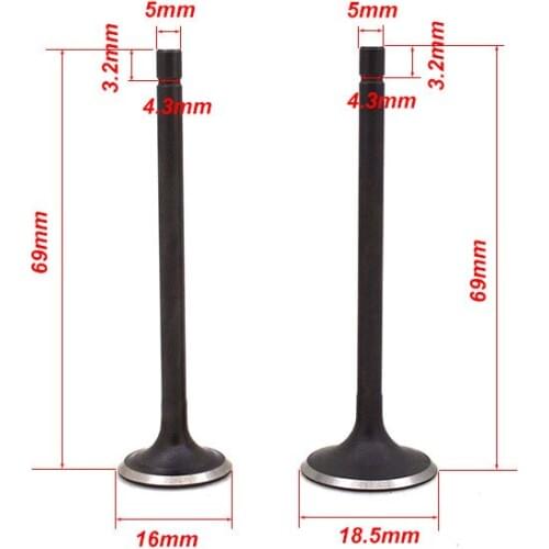 Motorcycle Engine Intake Exhaust Stem Valve Guide Oil Seal for GY6-80 GY6 80 139QMB 139QMA Go Carts Dirt Bike ATV Scooter TaoTao