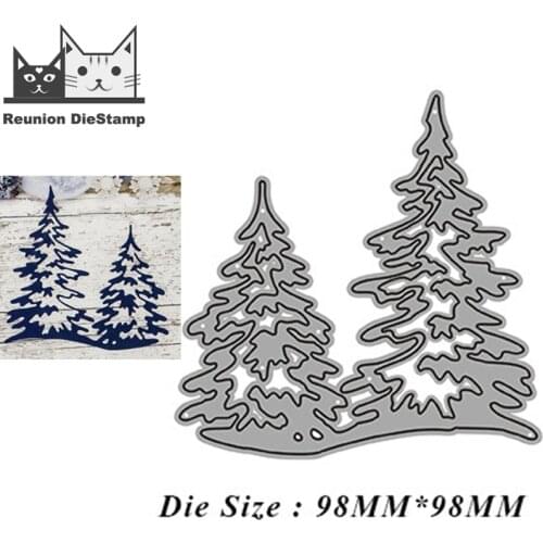 Cut Die Metal Die Cuts New 2021 Christmas Tree Lace Metal Cutting Dies DIY Scrapbooking Steel Craft Die Cut Embossing Paper Card